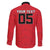 Custom Hong Kong Football Family Matching Long Sleeve Bodycon Dress and Hawaiian Shirt Go Champions - Wonder Print Shop