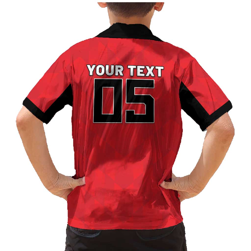 Custom Hong Kong Football Family Matching Mermaid Dress and Hawaiian Shirt Go Champions - Wonder Print Shop