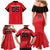 Custom Hong Kong Football Family Matching Mermaid Dress and Hawaiian Shirt Go Champions - Wonder Print Shop