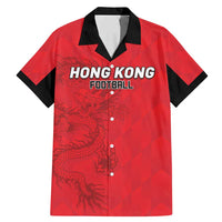 Custom Hong Kong Football Family Matching Mermaid Dress and Hawaiian Shirt Go Champions - Wonder Print Shop
