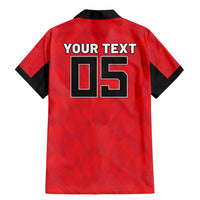 Custom Hong Kong Football Family Matching Mermaid Dress and Hawaiian Shirt Go Champions - Wonder Print Shop