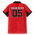 Custom Hong Kong Football Family Matching Off Shoulder Short Dress and Hawaiian Shirt Go Champions - Wonder Print Shop