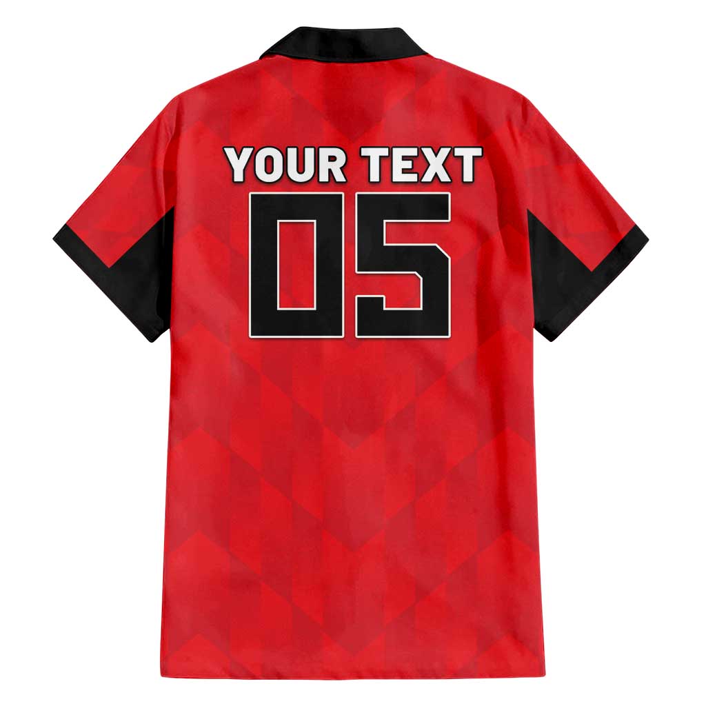 Custom Hong Kong Football Family Matching Short Sleeve Bodycon Dress and Hawaiian Shirt Go Champions - Wonder Print Shop