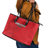 Hong Kong Football Leather Tote Bag Go Champions - Wonder Print Shop