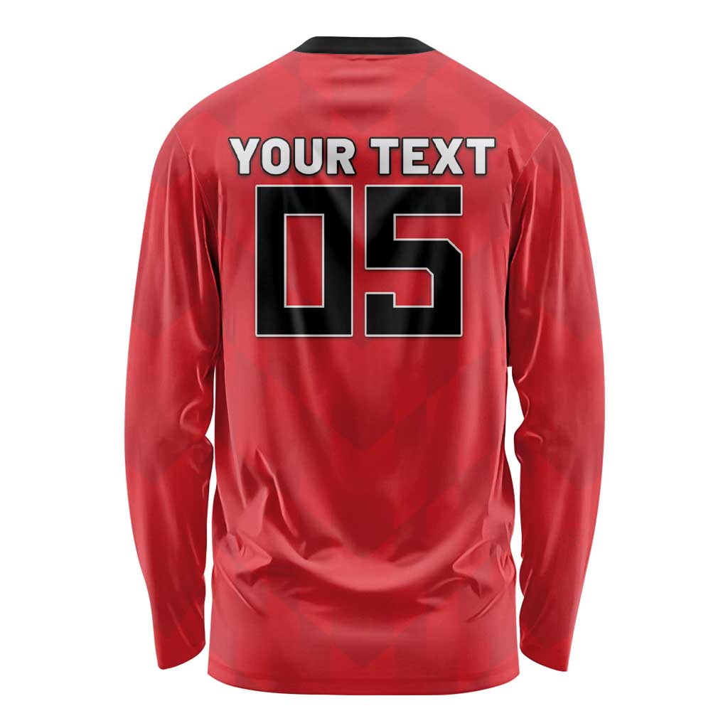 Custom Hong Kong Football Long Sleeve Shirt Go Champions - Wonder Print Shop