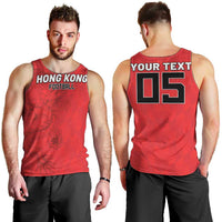 Custom Hong Kong Football Men Tank Top Go Champions - Wonder Print Shop