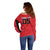Custom Hong Kong Football Off Shoulder Sweater Go Champions - Wonder Print Shop