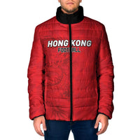 Custom Hong Kong Football Padded Jacket Go Champions - Wonder Print Shop