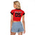 Custom Hong Kong Football Raglan Cropped T Shirt Go Champions - Wonder Print Shop
