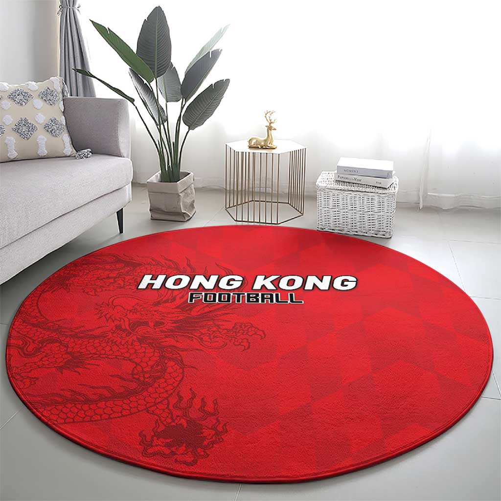 Hong Kong Football Round Carpet Go Champions - Wonder Print Shop