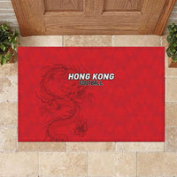 Hong Kong Football Rubber Doormat Go Champions - Wonder Print Shop