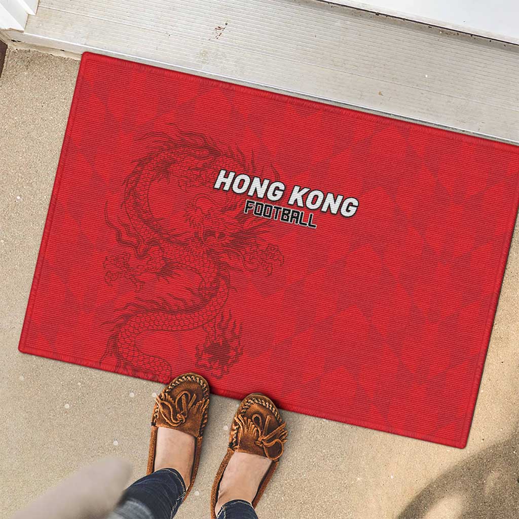 Hong Kong Football Rubber Doormat Go Champions - Wonder Print Shop