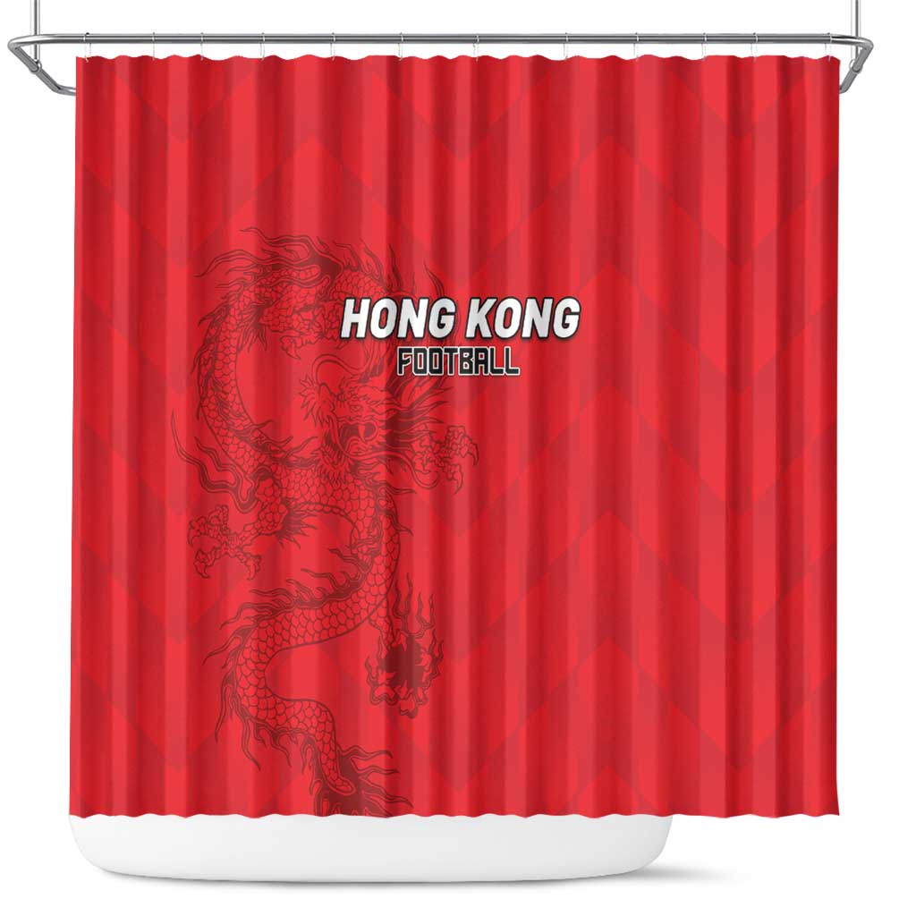 Hong Kong Football Shower Curtain Go Champions - Wonder Print Shop