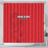 Hong Kong Football Shower Curtain Go Champions - Wonder Print Shop