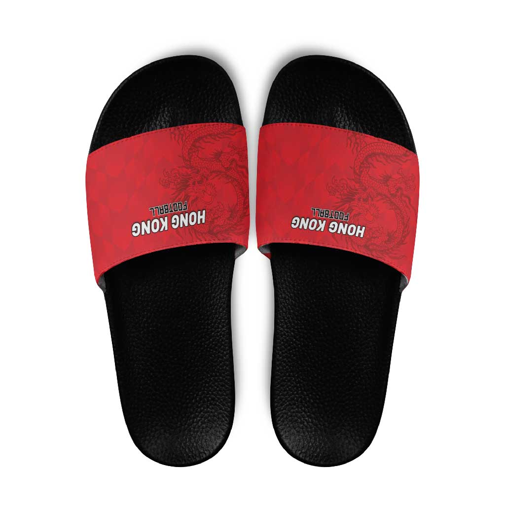 Hong Kong Football Slide Sandals Go Champions - Wonder Print Shop