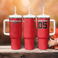 Custom Hong Kong Football Tumbler With Handle Go Champions - Wonder Print Shop