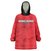 Custom Hong Kong Football Wearable Blanket Hoodie Go Champions - Wonder Print Shop