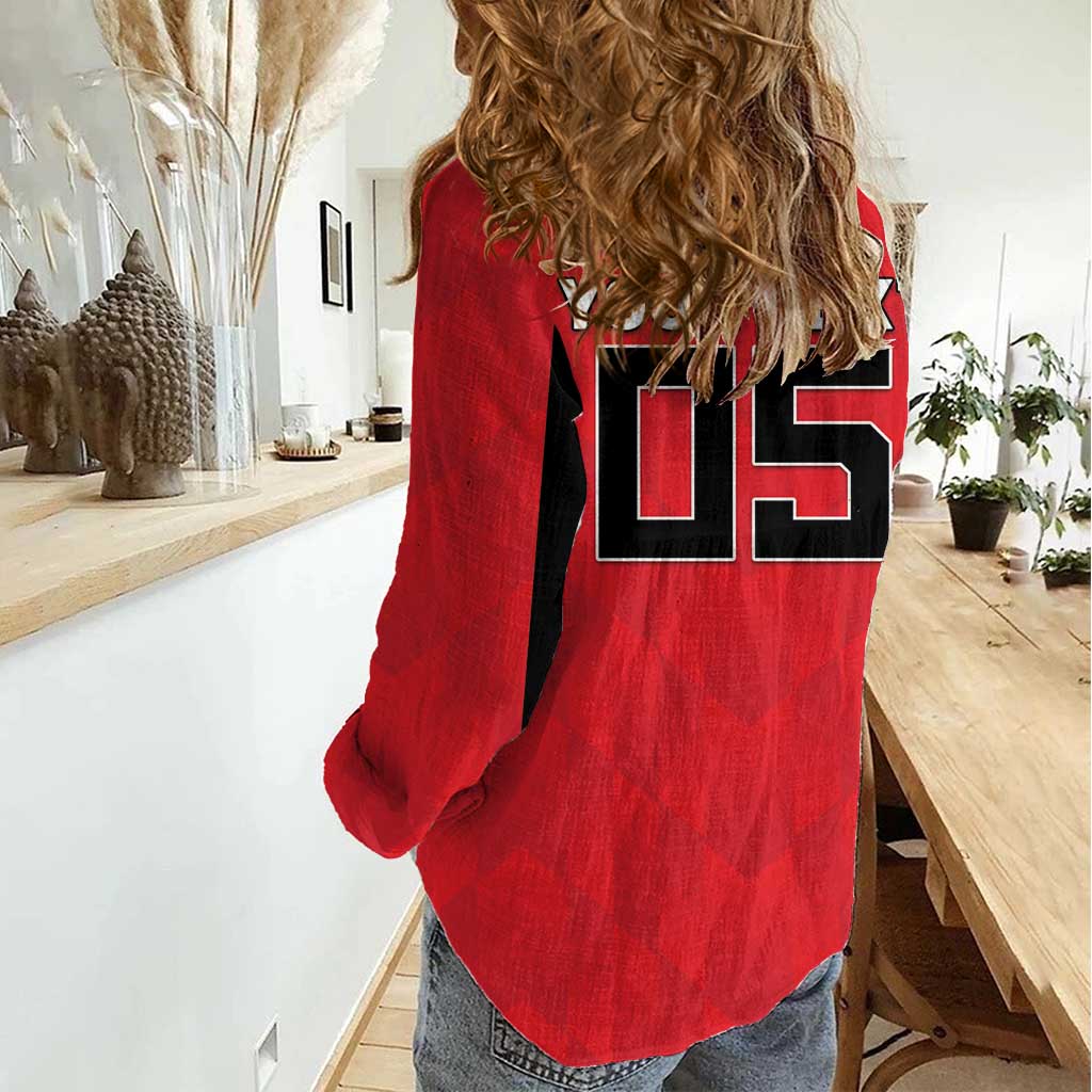 Custom Hong Kong Football Women Casual Shirt Go Champions - Wonder Print Shop