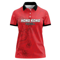 Custom Hong Kong Football Women Polo Shirt Go Champions - Wonder Print Shop
