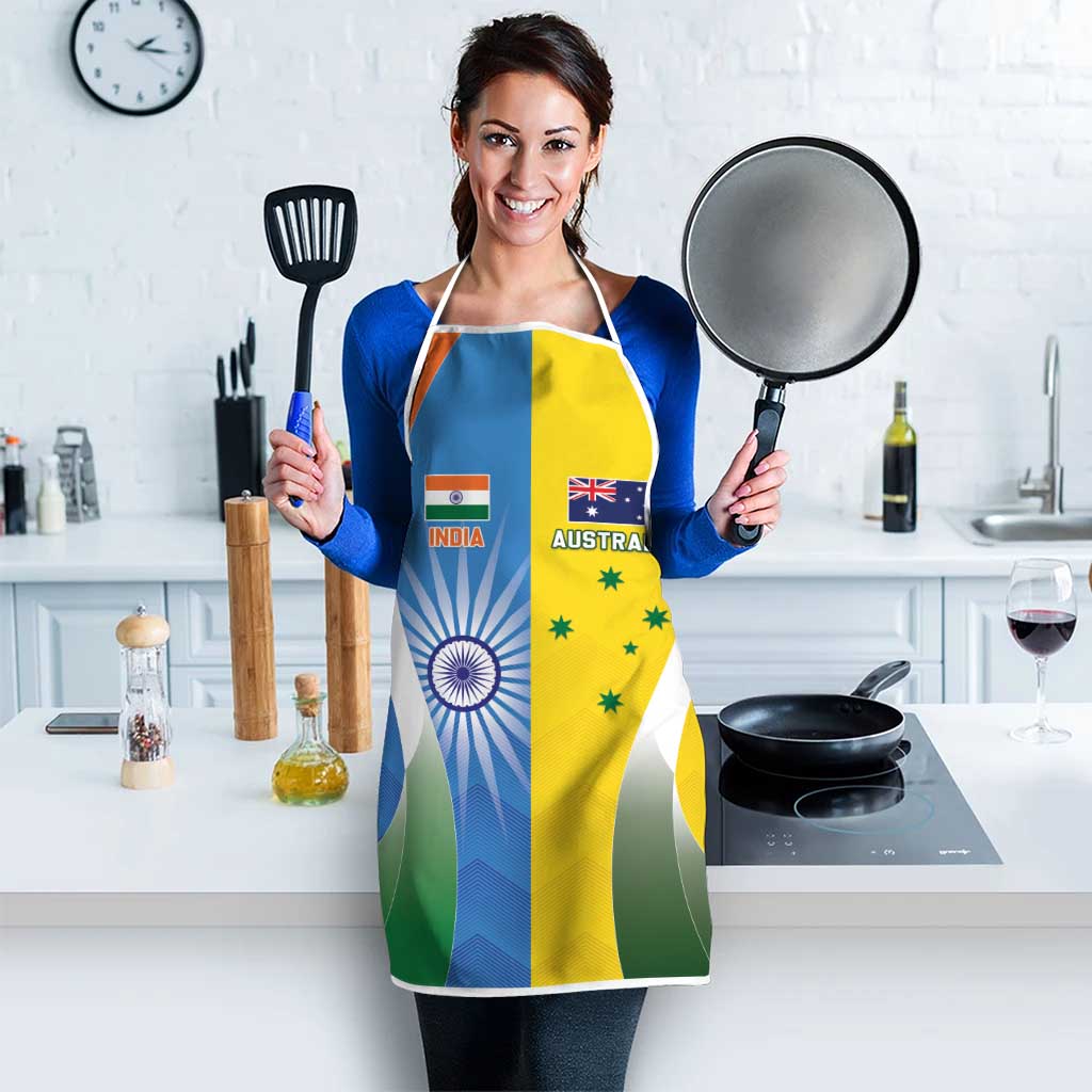 India Vs Australia Cricket Apron Final Matchup - Wonder Print Shop