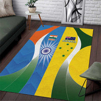 India Vs Australia Cricket Area Rug Final Matchup - Wonder Print Shop