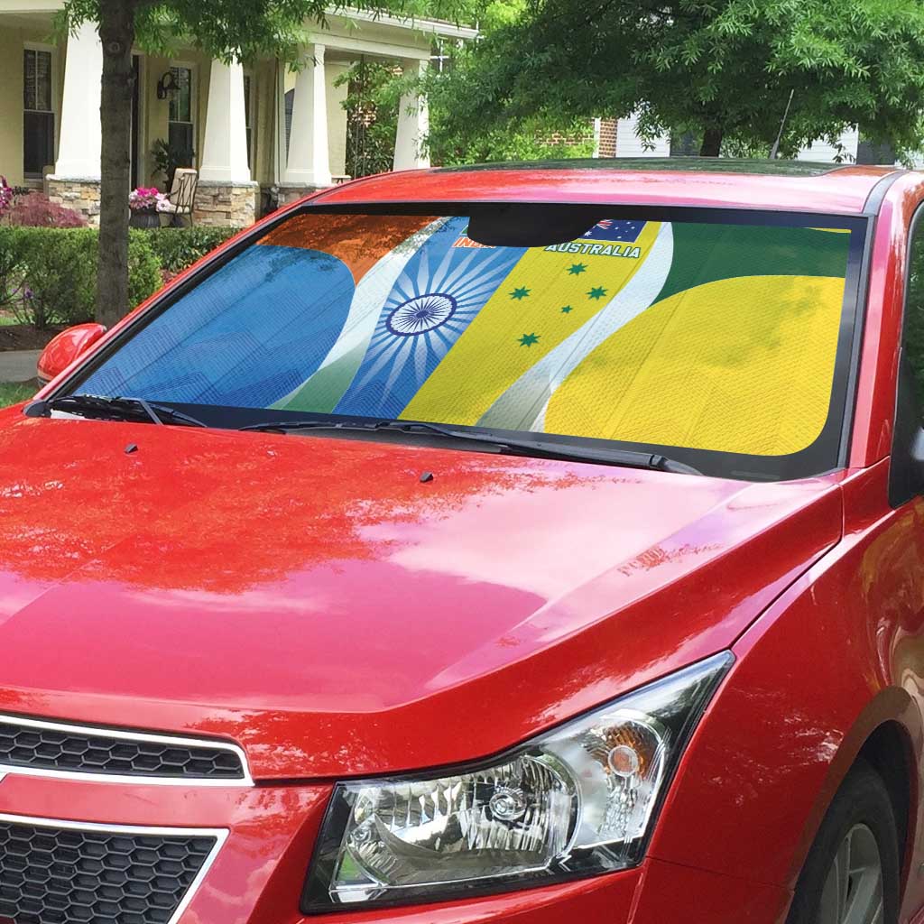 India Vs Australia Cricket Auto Sun Shade Final Matchup - Wonder Print Shop