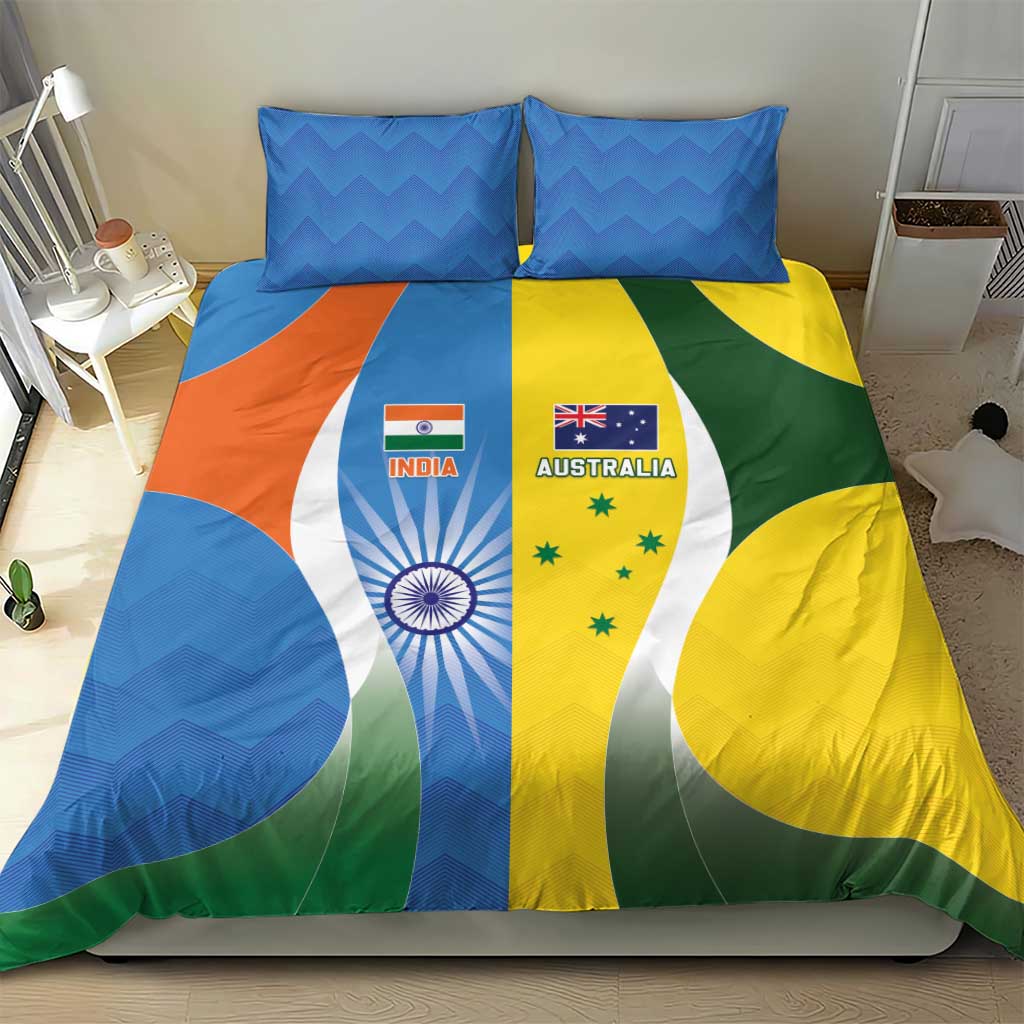 India Vs Australia Cricket Bedding Set Final Matchup - Wonder Print Shop