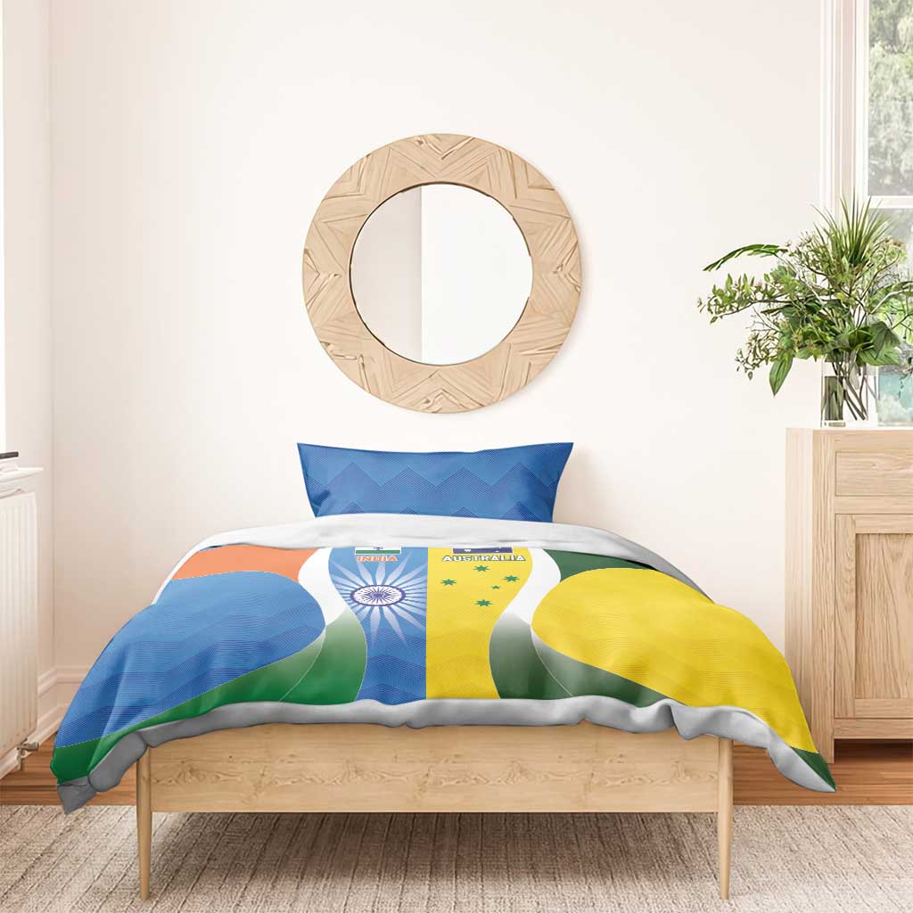 India Vs Australia Cricket Bedding Set Final Matchup - Wonder Print Shop