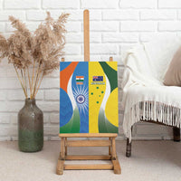 India Vs Australia Cricket Canvas Wall Art Final Matchup - Wonder Print Shop
