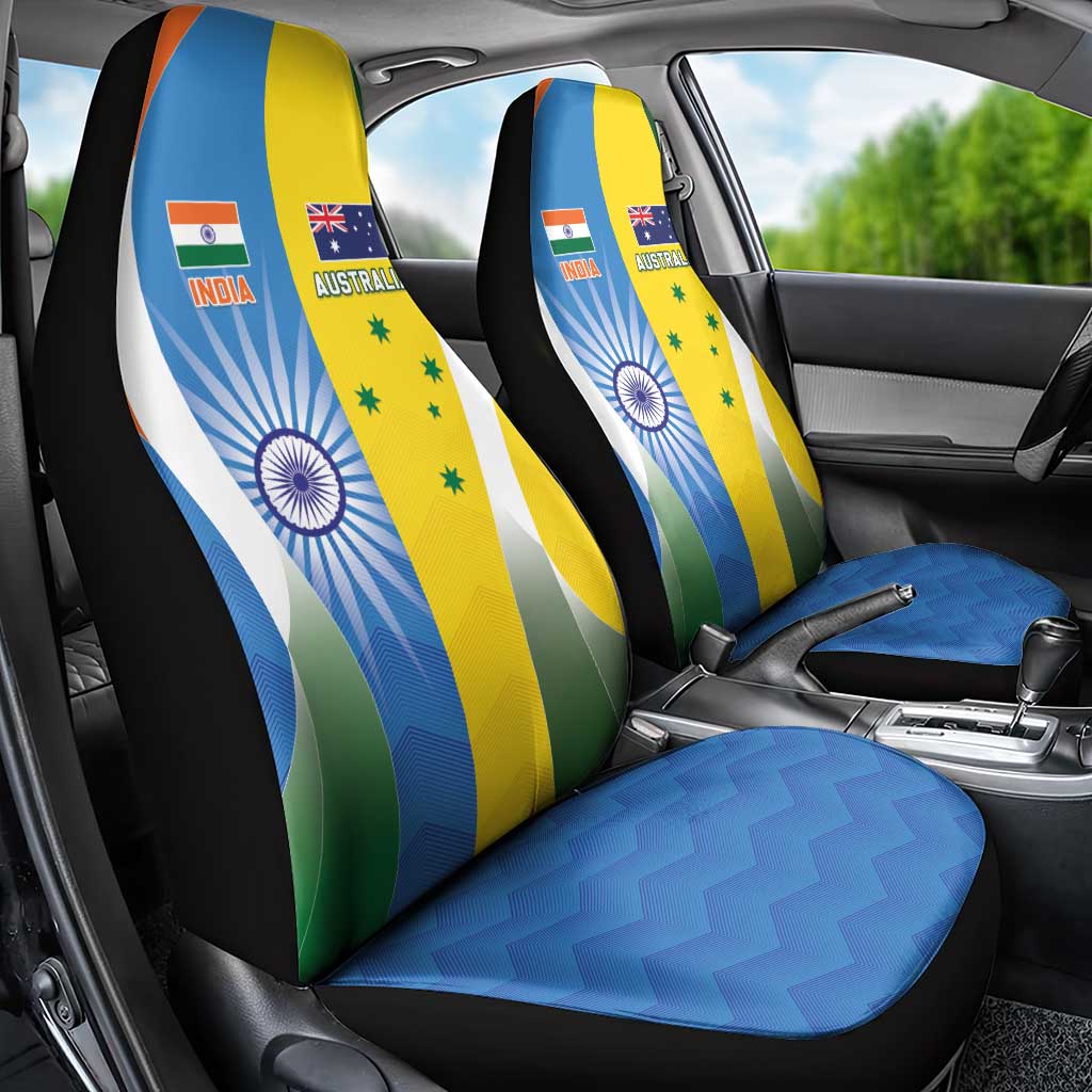 India Vs Australia Cricket Car Seat Cover Final Matchup - Wonder Print Shop