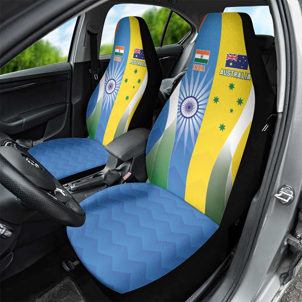 India Vs Australia Cricket Car Seat Cover Final Matchup - Wonder Print Shop