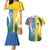 Custom India Vs Australia Cricket Couples Matching Mermaid Dress and Hawaiian Shirt Final Matchup - Wonder Print Shop