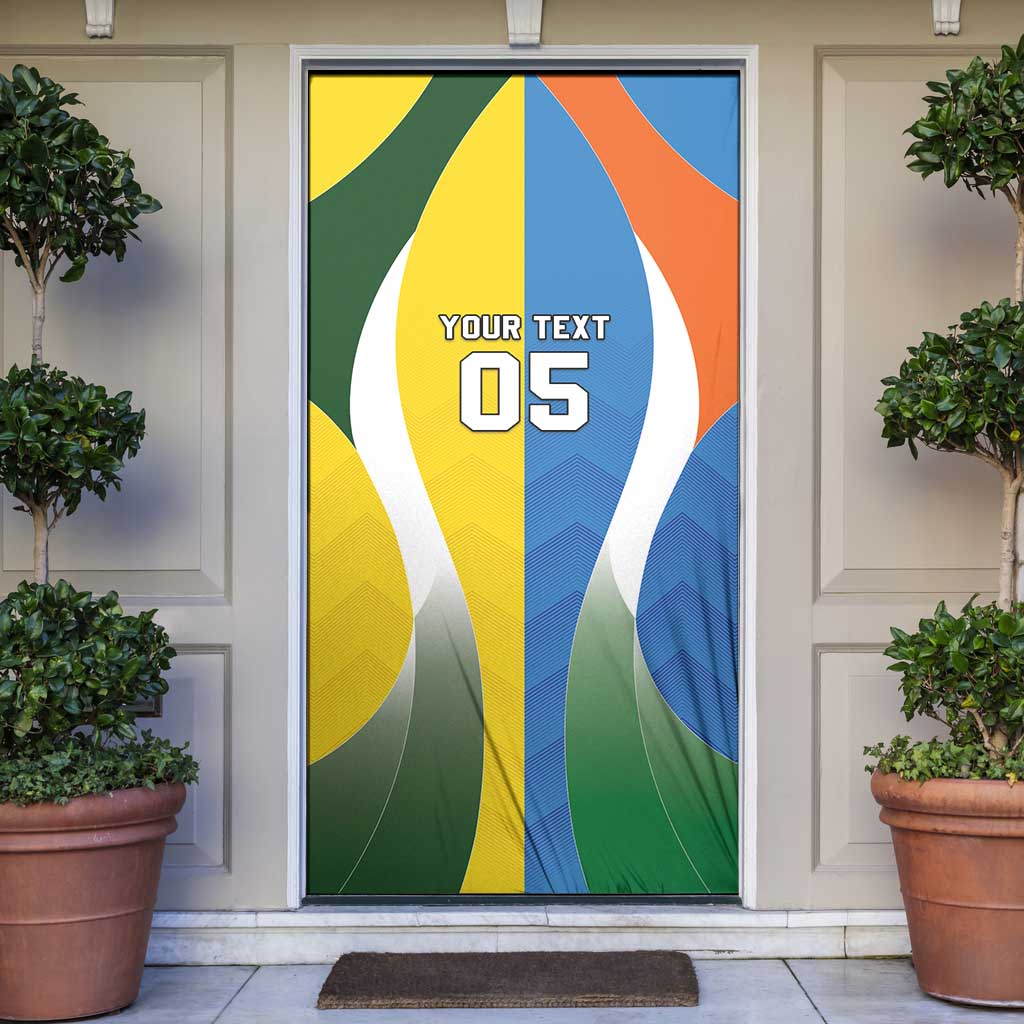Custom India Vs Australia Cricket Door Cover Final Matchup - Wonder Print Shop