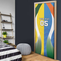 Custom India Vs Australia Cricket Door Cover Final Matchup - Wonder Print Shop