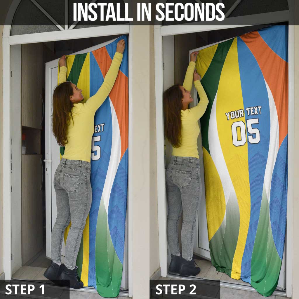Custom India Vs Australia Cricket Door Cover Final Matchup - Wonder Print Shop