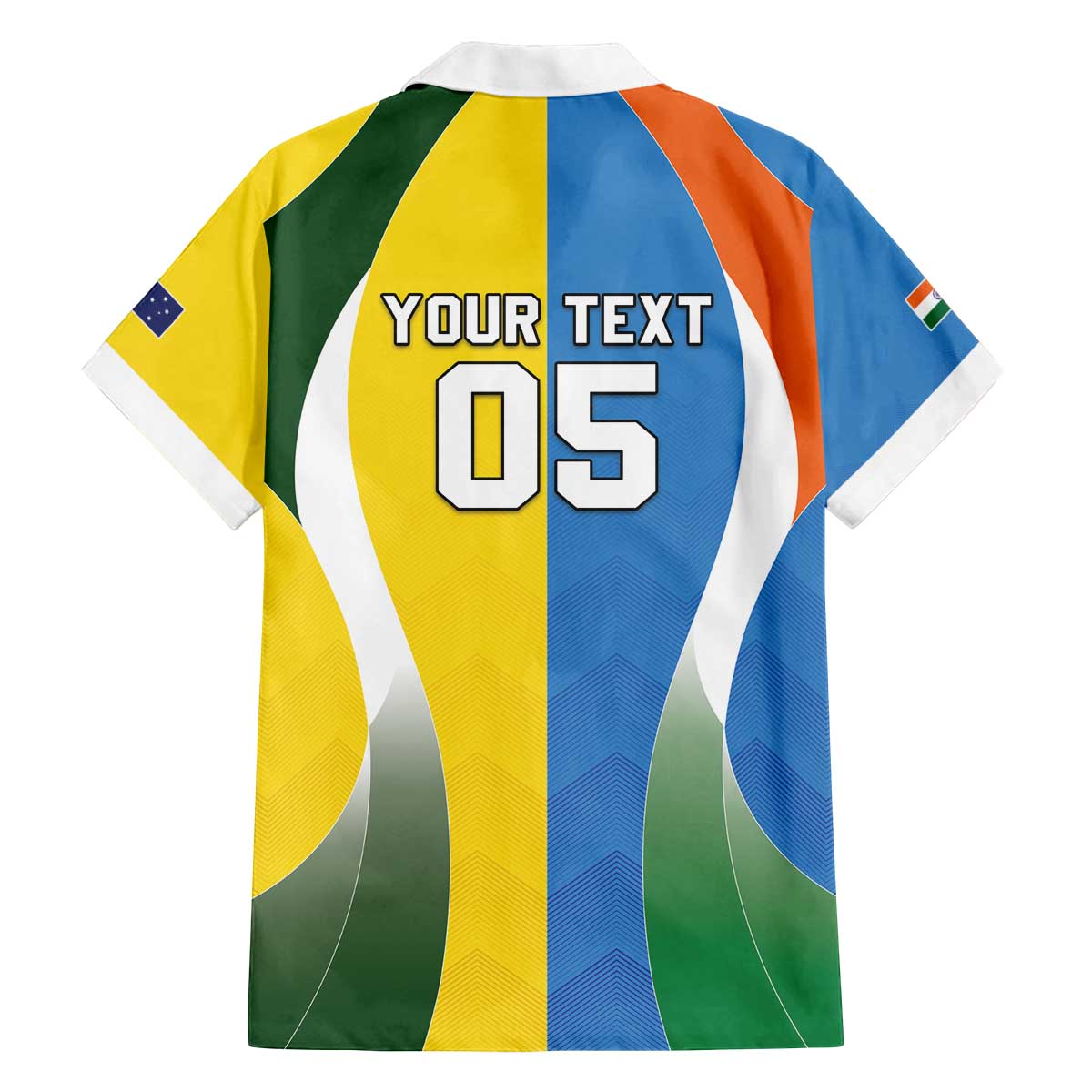 Custom India Vs Australia Cricket Family Matching Off The Shoulder Long Sleeve Dress and Hawaiian Shirt Final Matchup - Wonder Print Shop