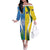 Custom India Vs Australia Cricket Family Matching Off The Shoulder Long Sleeve Dress and Hawaiian Shirt Final Matchup - Wonder Print Shop