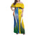 Custom India Vs Australia Cricket Family Matching Off Shoulder Maxi Dress and Hawaiian Shirt Final Matchup - Wonder Print Shop