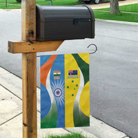 India Vs Australia Cricket Garden Flag Final Matchup - Wonder Print Shop