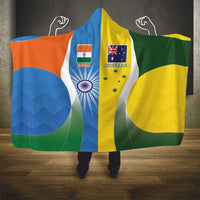 India Vs Australia Cricket Hooded Blanket Final Matchup - Wonder Print Shop
