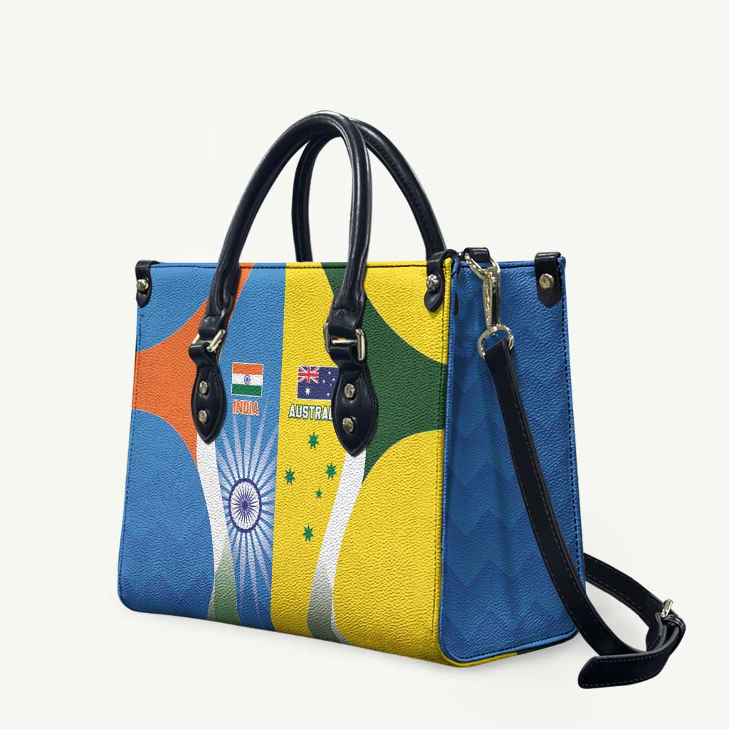 India Vs Australia Cricket Leather Bag Final Matchup - Wonder Print Shop