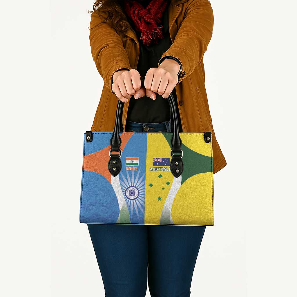 India Vs Australia Cricket Leather Bag Final Matchup - Wonder Print Shop