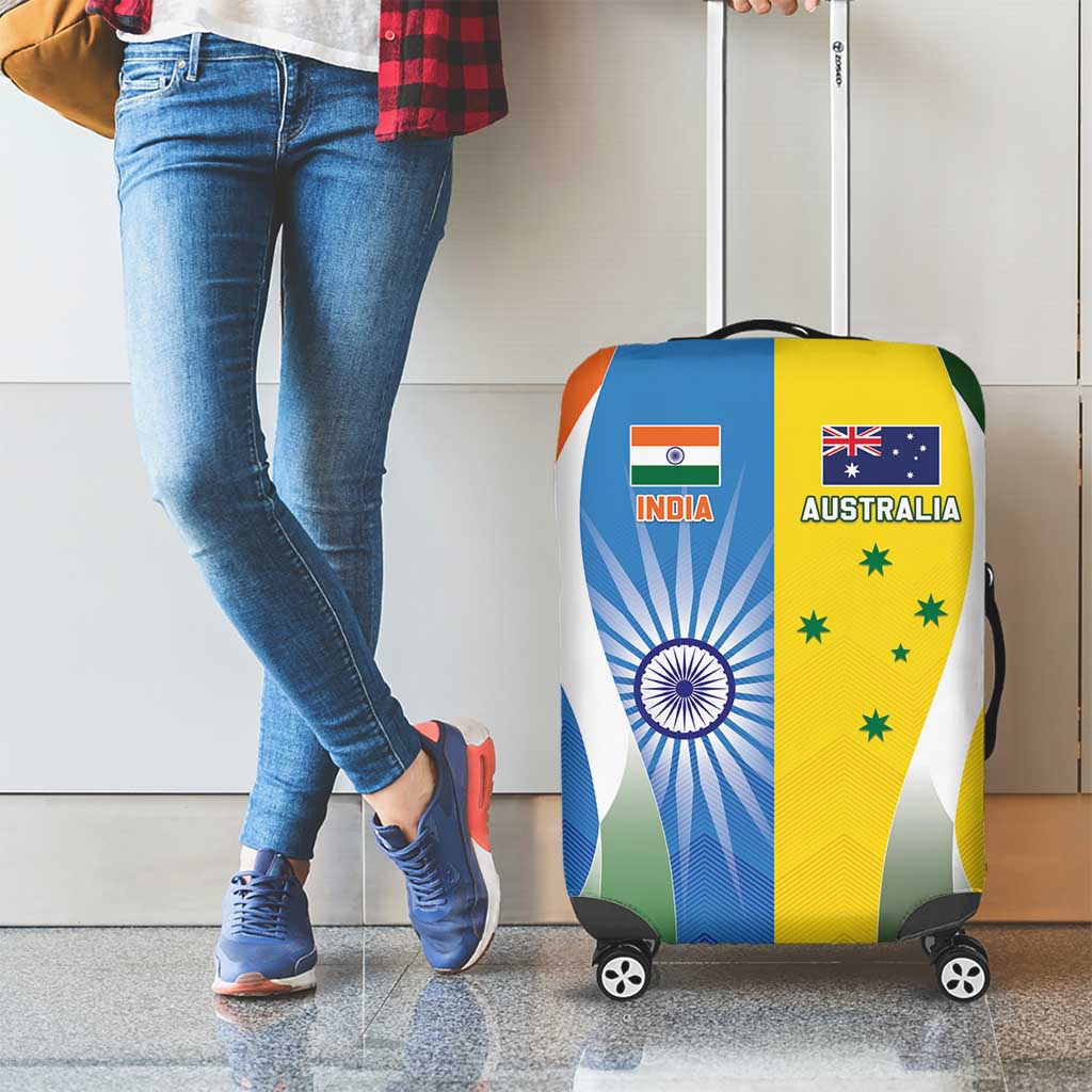 India Vs Australia Cricket Luggage Cover Final Matchup - Wonder Print Shop