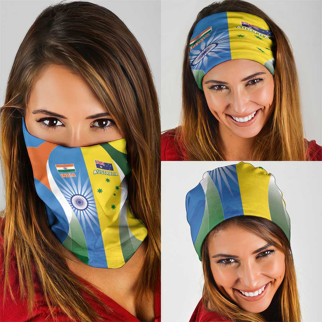 India Vs Australia Cricket Neck Gaiter Final Matchup - Wonder Print Shop