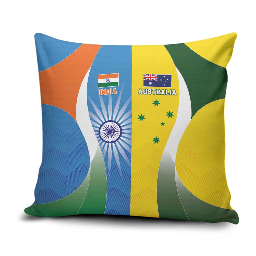 India Vs Australia Cricket Pillow Cover Final Matchup - Wonder Print Shop