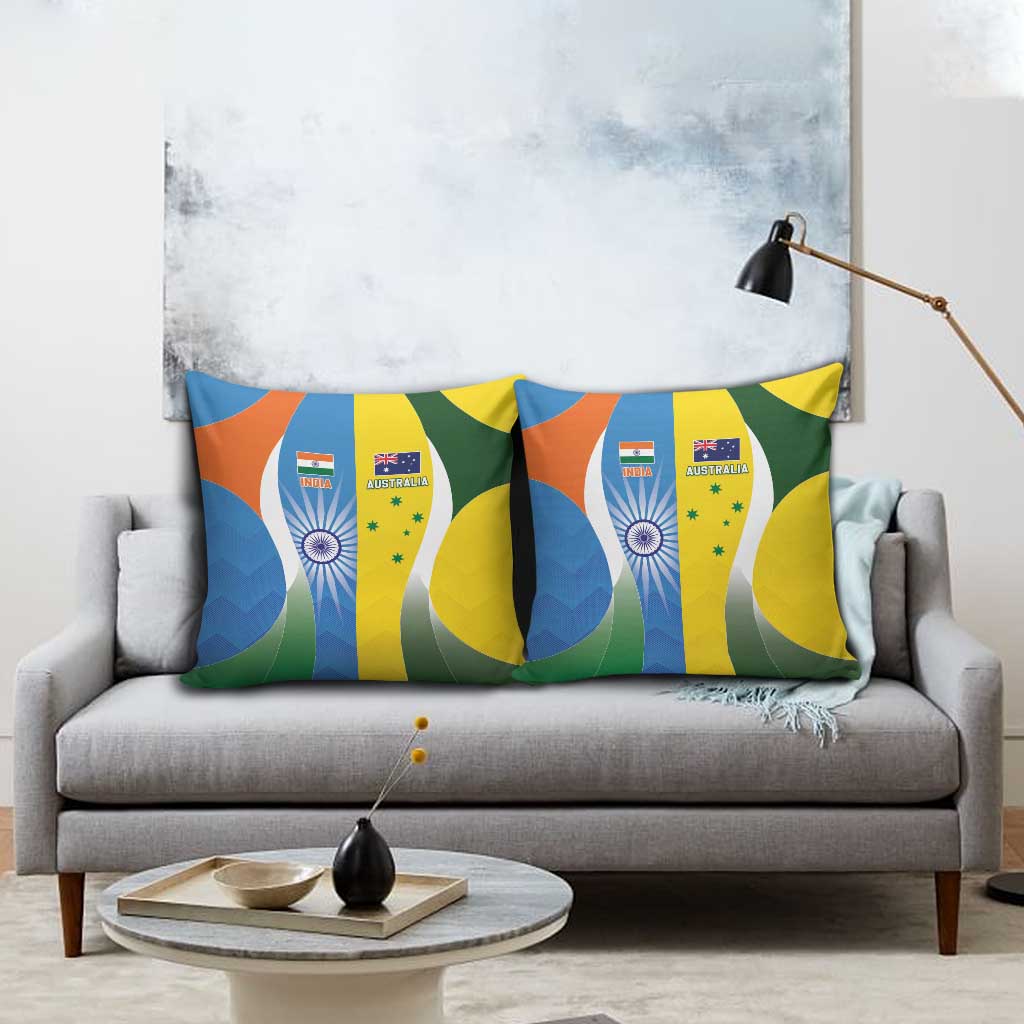 India Vs Australia Cricket Pillow Cover Final Matchup - Wonder Print Shop
