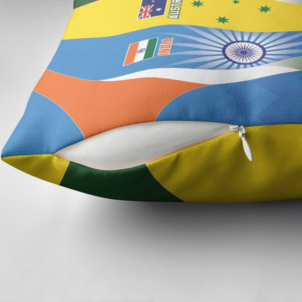 India Vs Australia Cricket Pillow Cover Final Matchup - Wonder Print Shop