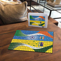 India Vs Australia Cricket Puzzle Final Matchup - Wonder Print Shop