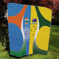 India Vs Australia Cricket Quilt Final Matchup - Wonder Print Shop