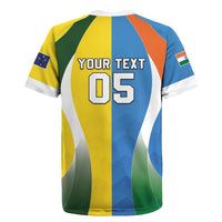 Custom India Vs Australia Cricket Rugby Jersey Final Matchup - Wonder Print Shop